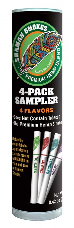 4 Pack CBD Cigarette Flavor Sampler