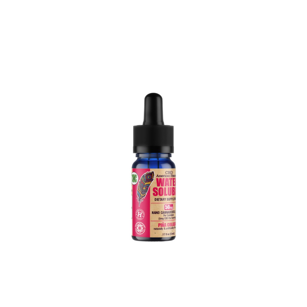 Water Soluble, Hemp Oil (5mL) THC Free 