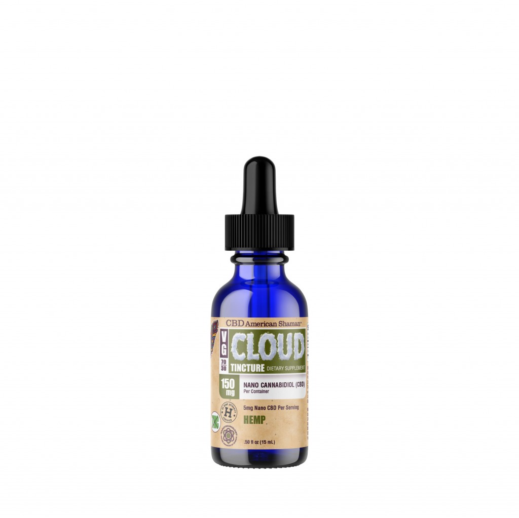VG Cloud Tincture - CBD Hemp Oil THC Free