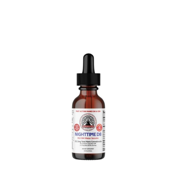 Nighttime Delta 8 THC + CBN Water Soluble - CBN:D8 - 1:3.5 Ratio 
