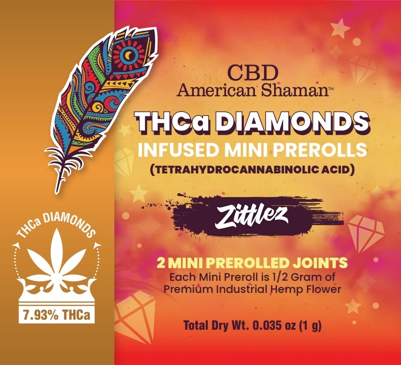 THCa Diamond Infused Pre Rolls