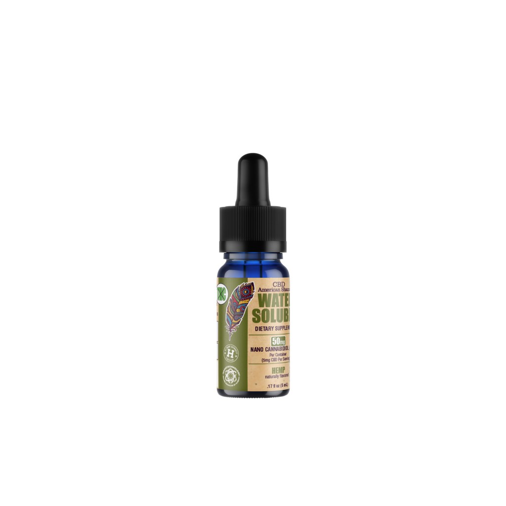 Water Soluble, Hemp Oil (5mL) THC Free 