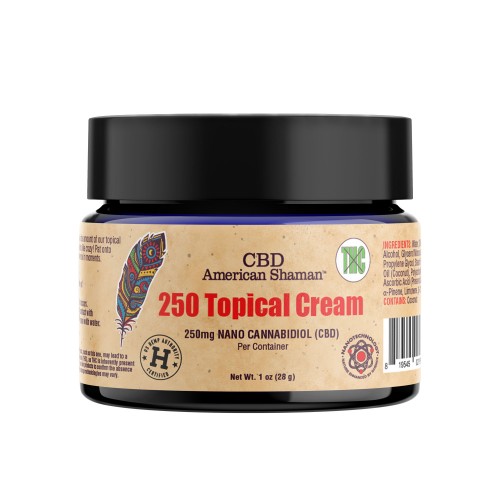 THC Free 250mg CBD Topical Cream
