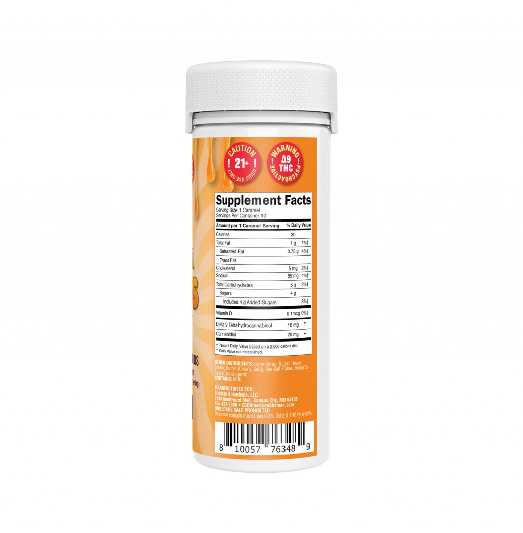 Delta 9 Caramel Chews