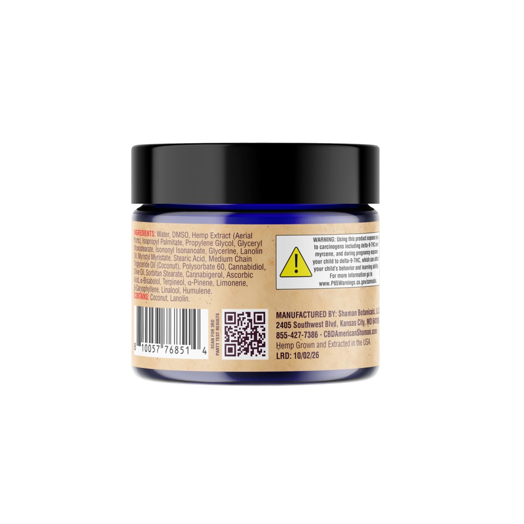 2000mg CBD Topical Cream