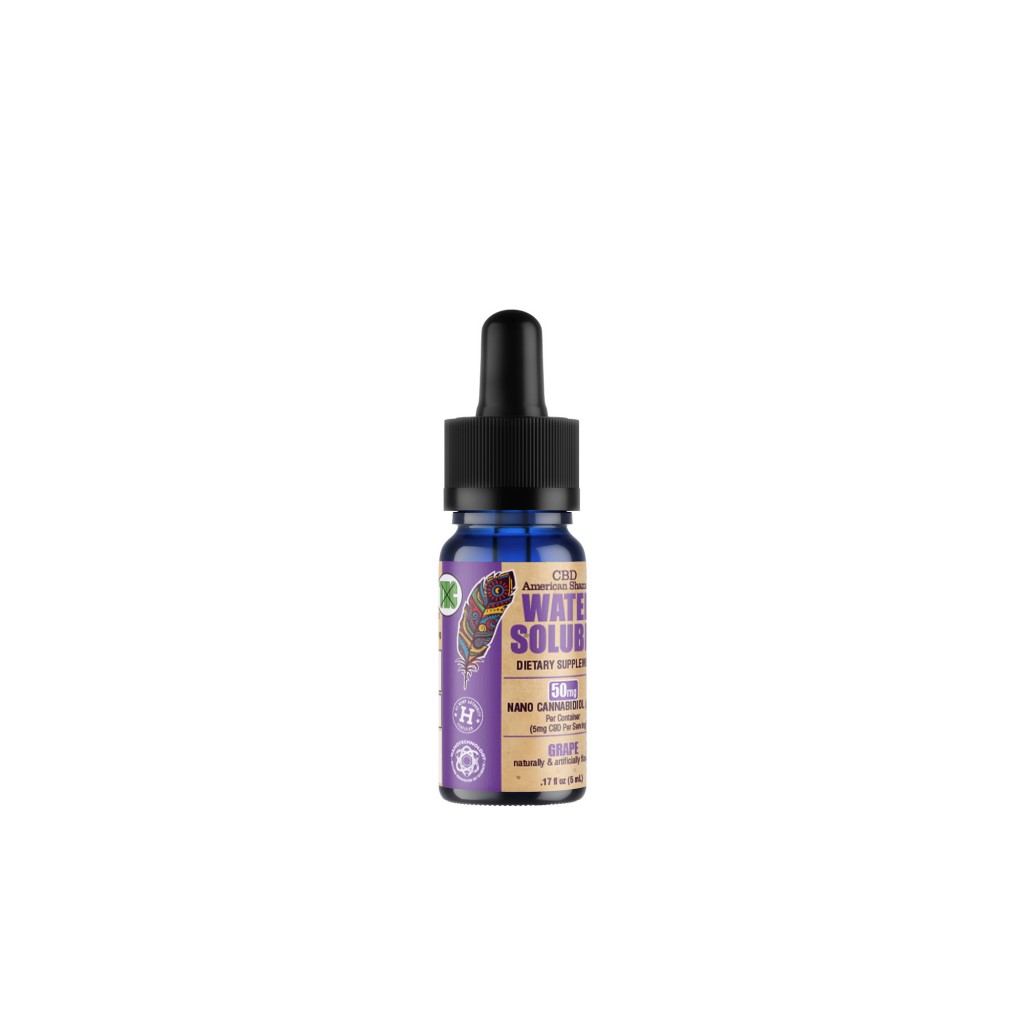 Water Soluble, Hemp Oil (5mL) THC Free 