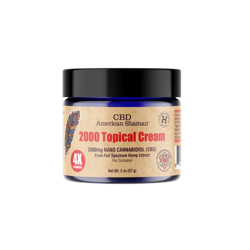 2000mg CBD Topical Cream