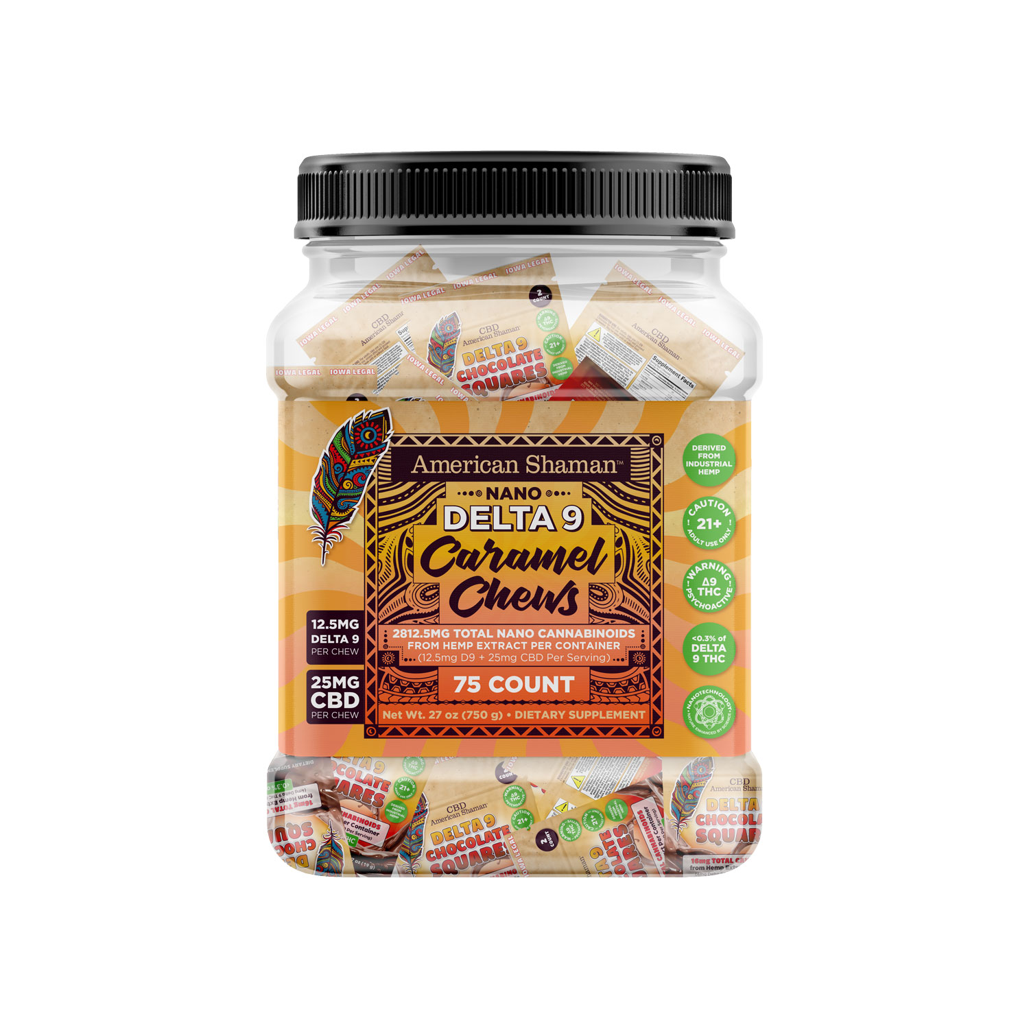 Delta 9 Caramel Chews