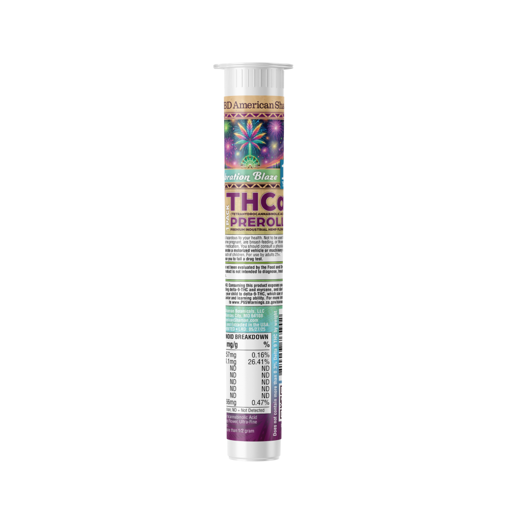 Celebration Blaze Strain | THCa Pre-Rolls | 10 Pack for $10