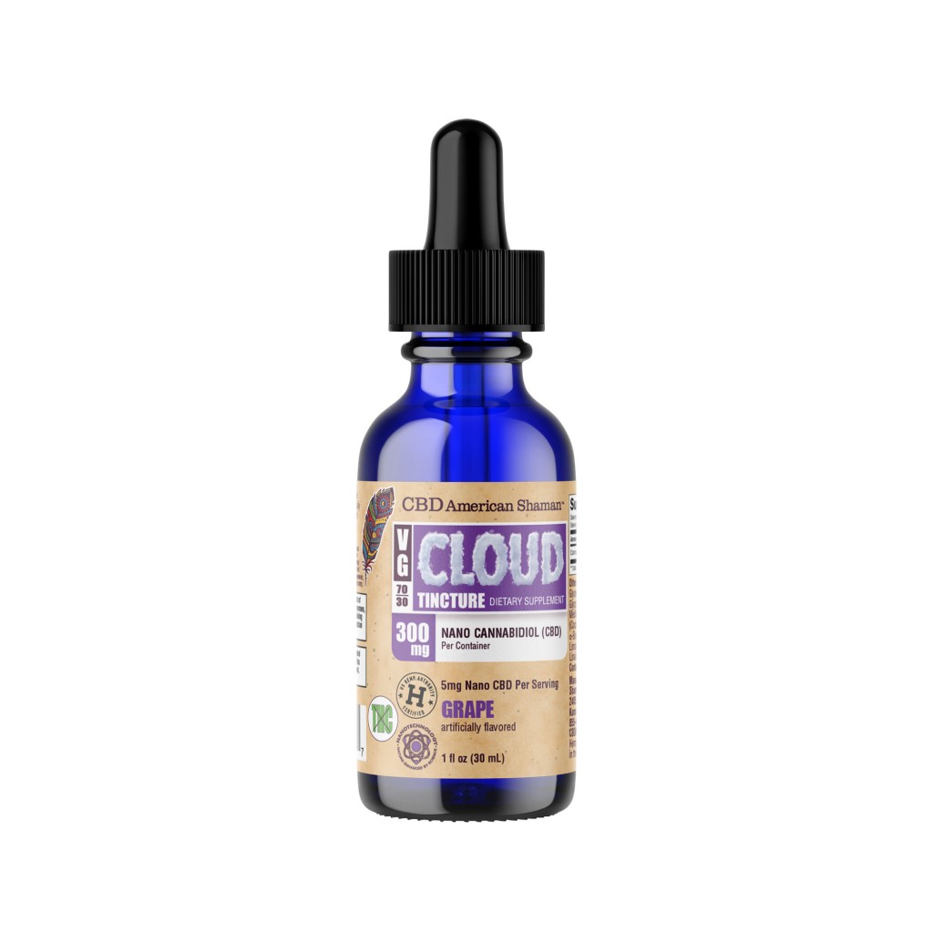 VG Cloud Tincture - CBD Hemp Oil THC Free