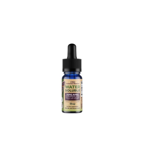 Water Soluble, Hemp Oil (5mL) THC Free - Near expiry