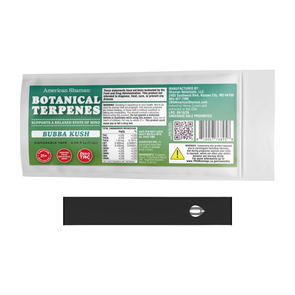 Botanical Terpene Vape 