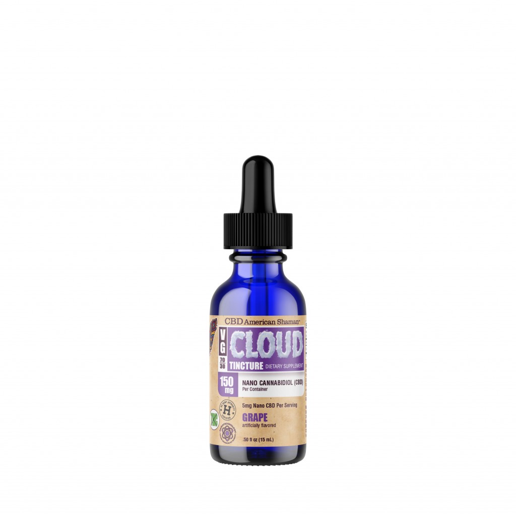 VG Cloud Tincture - CBD Hemp Oil THC Free