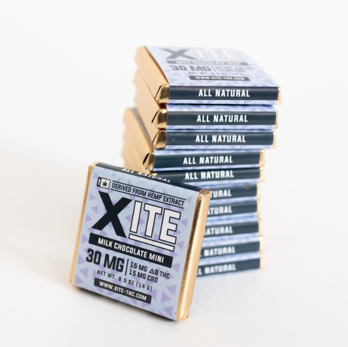 Delta 9 Milk Chocolate Mini Edibles - Xite