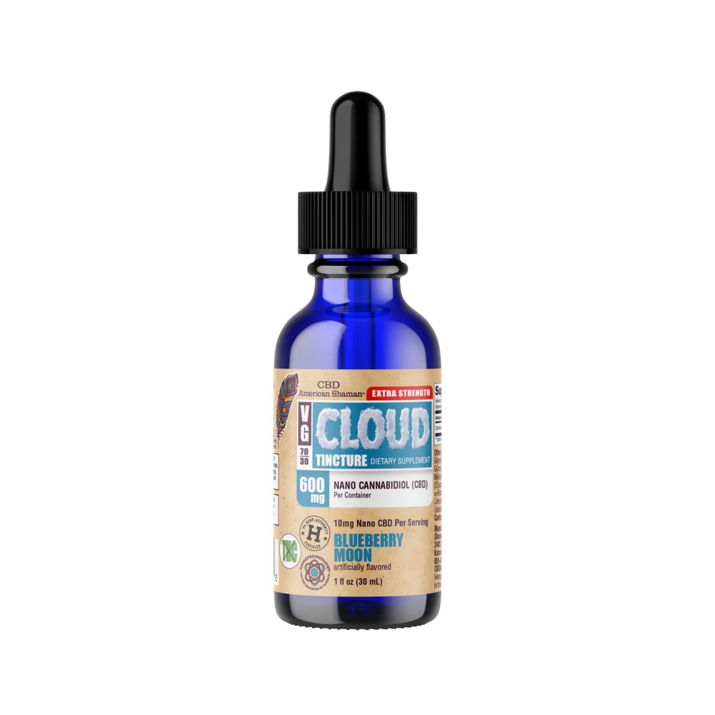 VG Cloud Tincture - CBD Hemp Oil THC Free