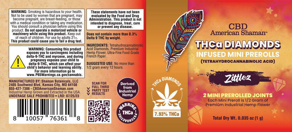 THCa Diamond Infused Pre Rolls | 10 Pack for $10