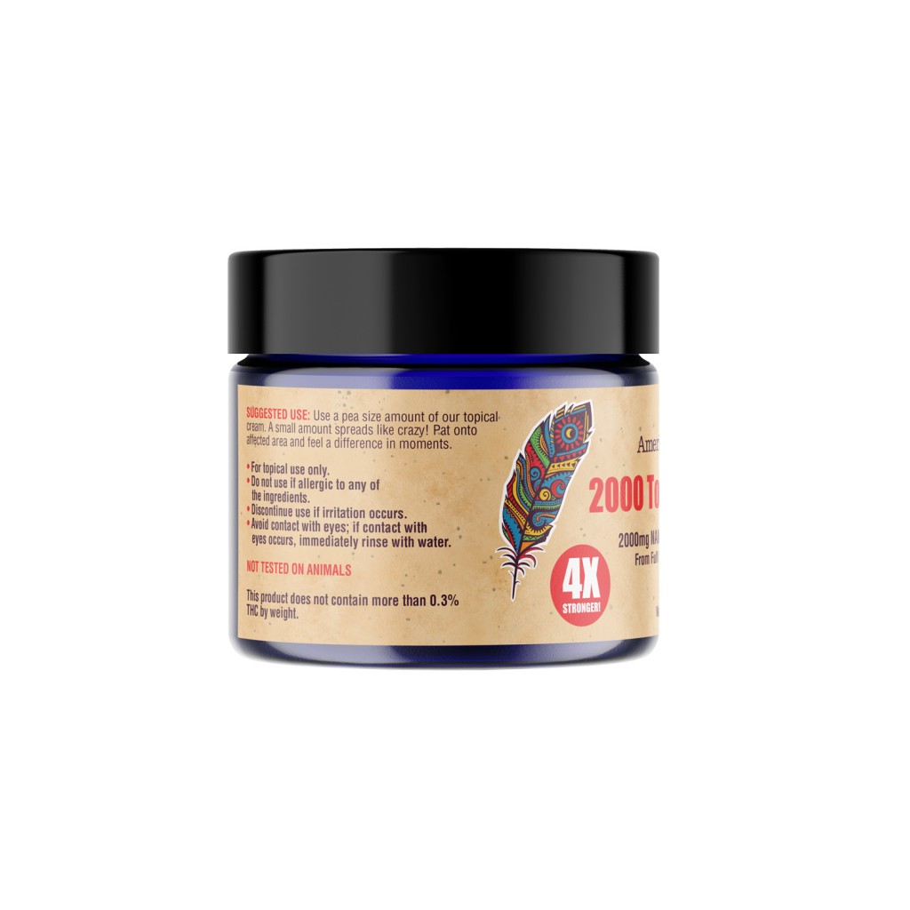 2000mg CBD Topical Cream