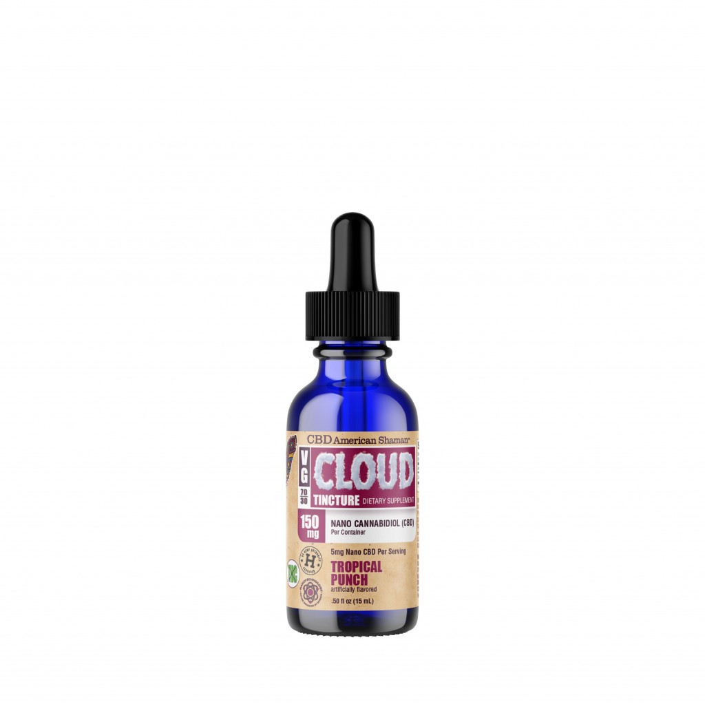VG Cloud Tincture - CBD Hemp Oil THC Free