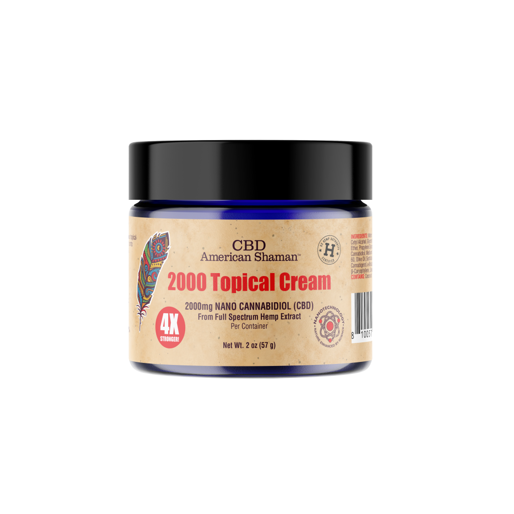 2000mg CBD Topical Cream