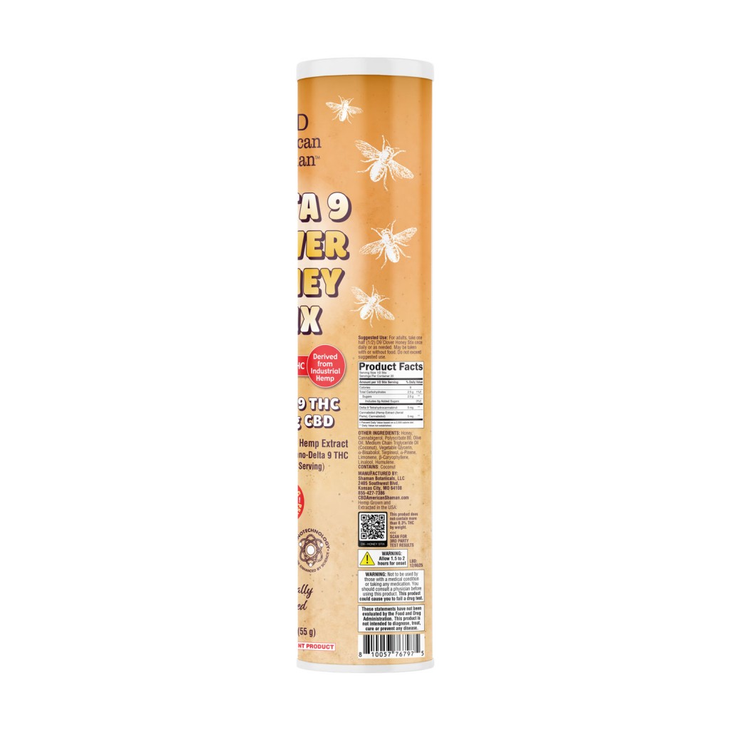 Delta 9 THC Honey Sticks