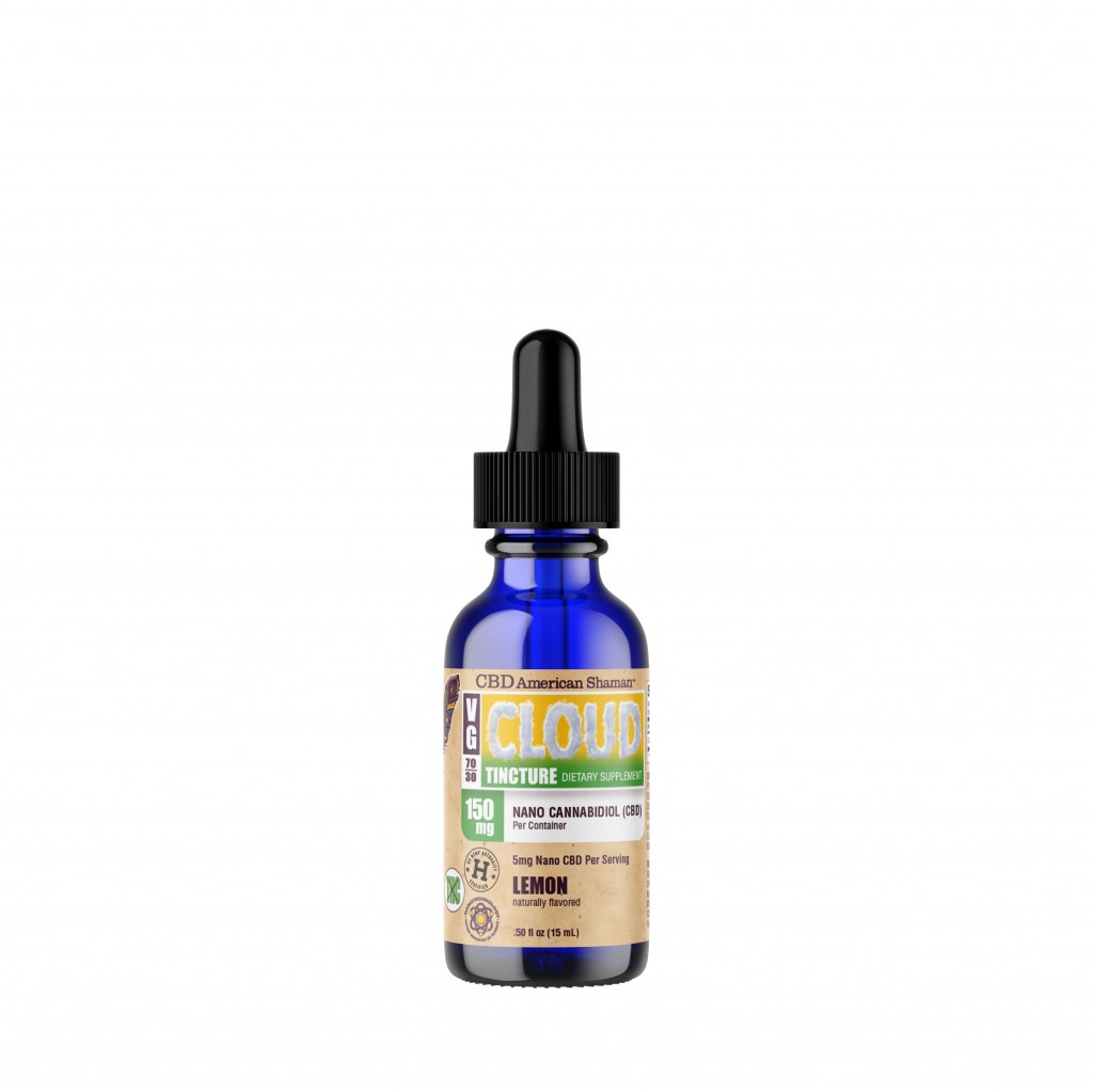 VG Cloud Tincture - CBD Hemp Oil THC Free