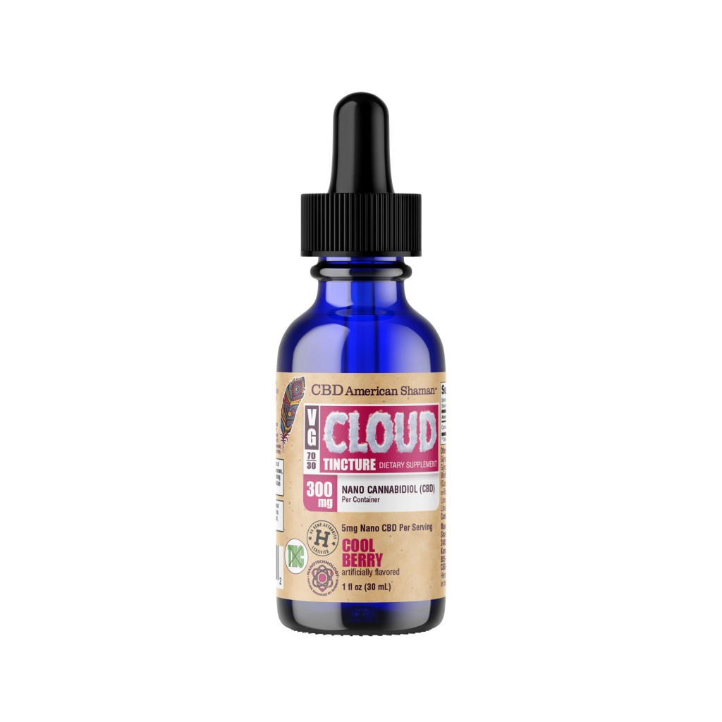VG Cloud Tincture - CBD Hemp Oil THC Free