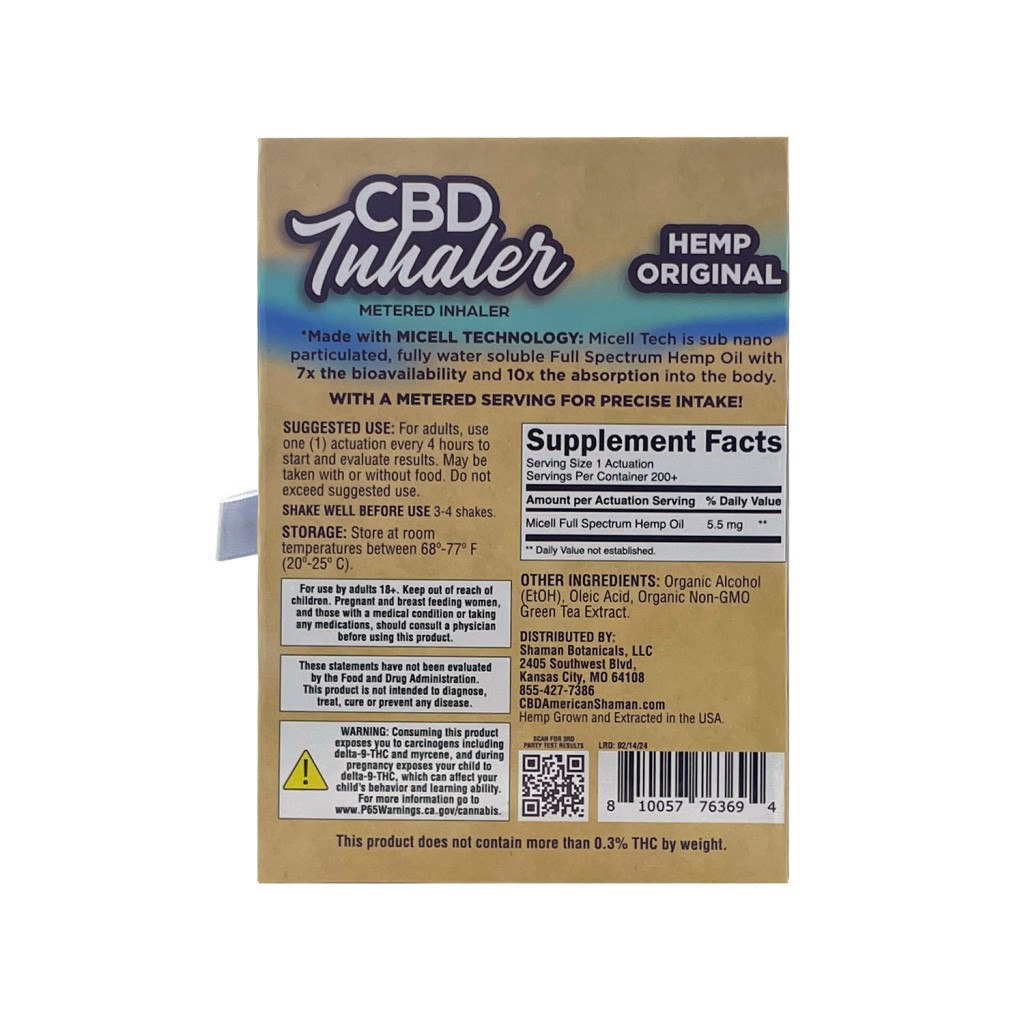 CBD Inhaler
